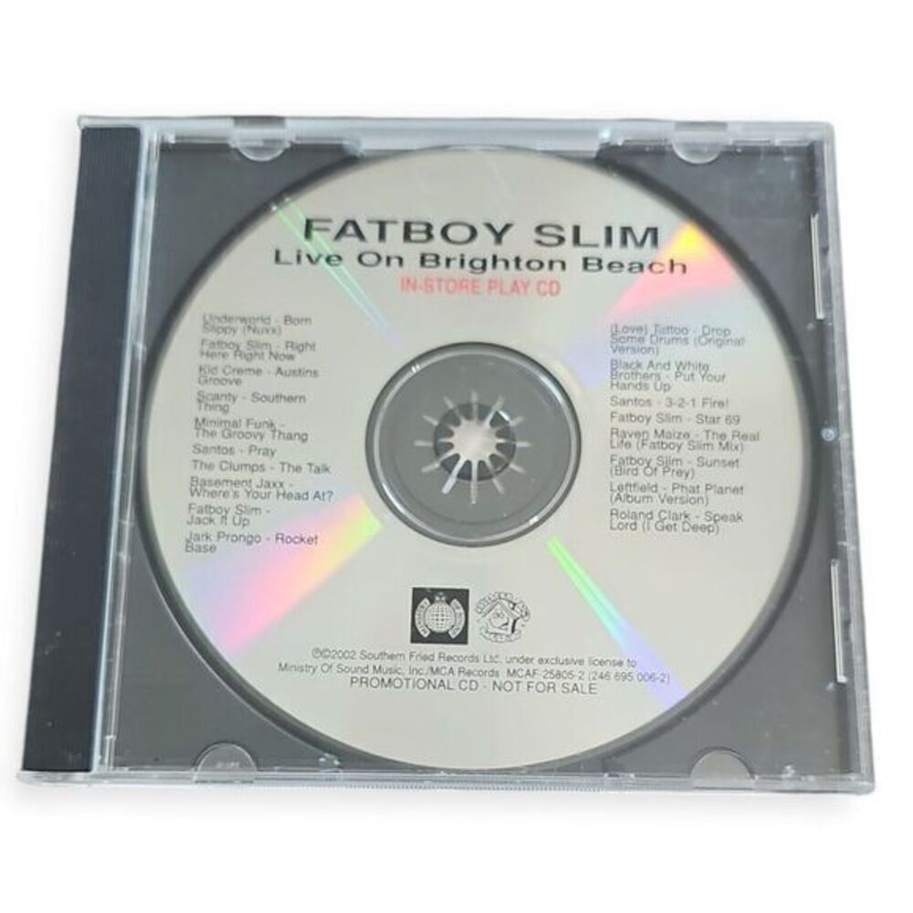 Fatboy Slim – Live On‎ Brighton Beach [2002 Promotional CD]